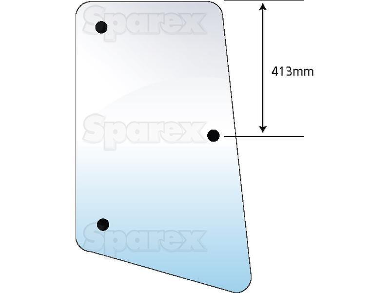 Side Glass LH for John Deere (S-L78537)