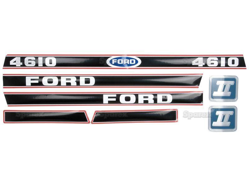 Decal Set - Ford / New Holland 4610 Force II for Ford New Holland 4110 (10 Series)