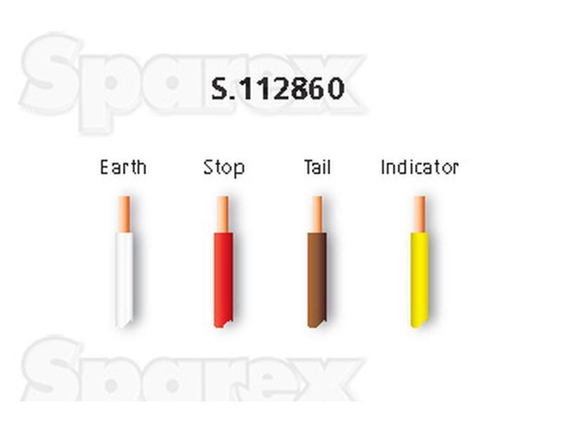 LED Rear Combination Light, Function: 3, Brake / Tail / Indicator, RH & LH, 12-24V