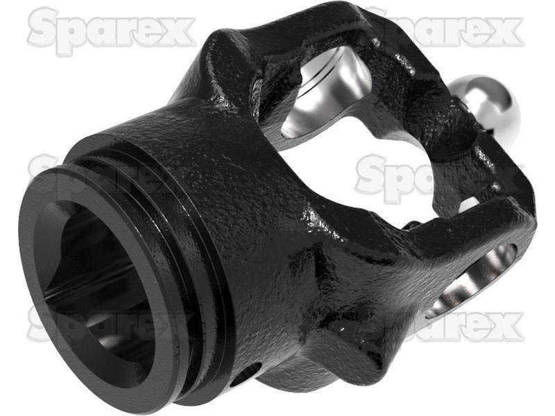 PTO Wide Angle Tube Yoke (U/J Size: 32 x 76 & 27 x 94mm) Profile: Triangle, Size: 54 x 4mm, Ref: 12517. Bondioli & Pavesi (7G56049T07)