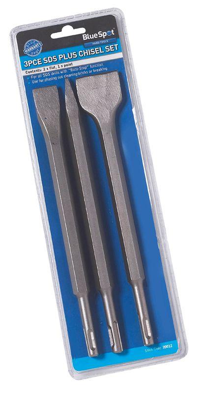 Blue Spot Tools 3 PCE SDS Plus Chisel Set
