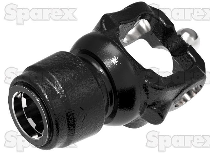 PTO Yoke - Wide Angle Quick Release With Auto Lock (U/J Size: 36 x 89 & 32 x 106mm), Size: 1 3/8'' x 6 Spline Walterscheid (36.10.10, 361010)
