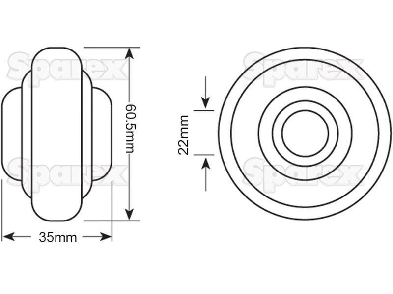 Lower Link Swivel Set (Cat. 1)