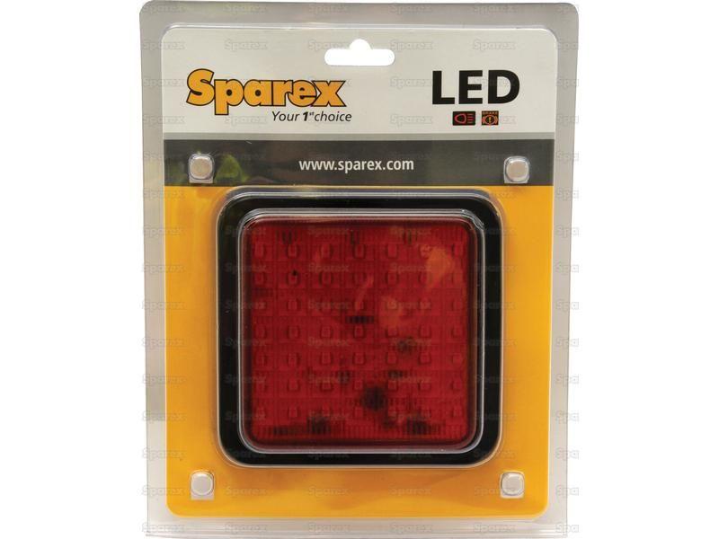 LED Rear Combination Light, Function: 2, Tail / Brake, RH & LH, 10-30V