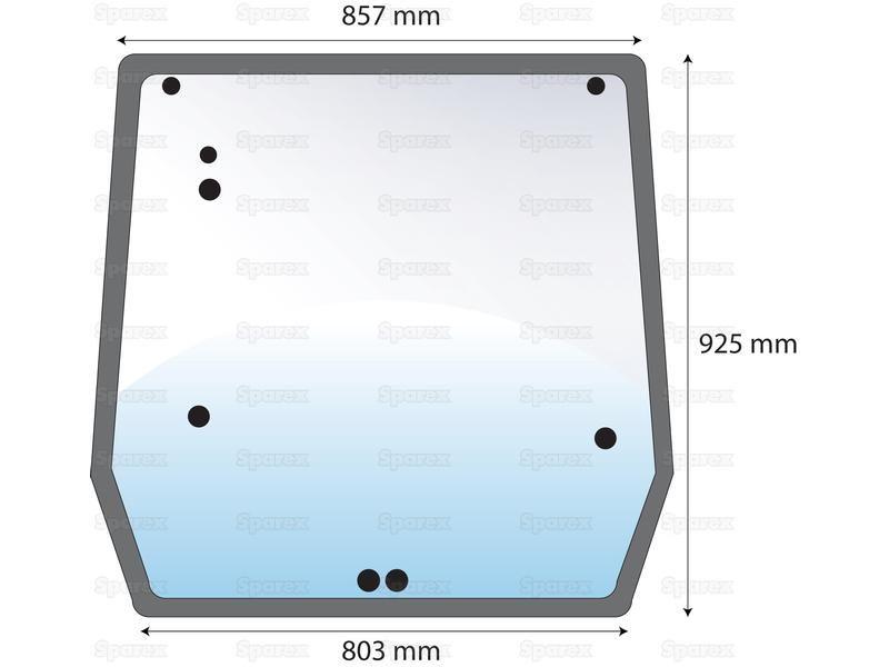 Rear Window for Ford New Holland