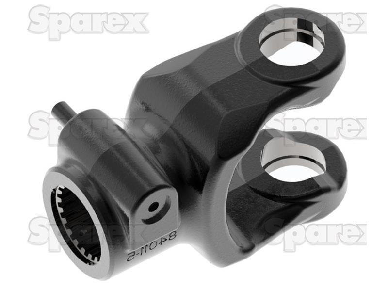 PTO Yoke - Quick Release (U/J Size: 42 x 104mm) Size: 1 3/8"-21 Spline Walterscheid (26.10.02, 261002)
