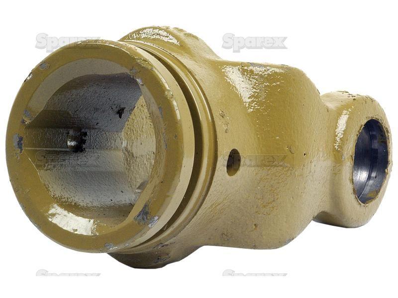 PTO Tube Yoke (U/J Size: 27 x 74.5mm) Profile: Triangle, Size: 43.5 x 3mm, Ref: 12508. Bondioli & Pavesi, La Magdalena, Same