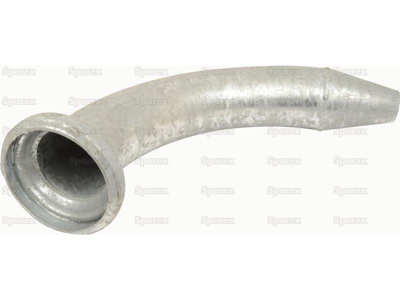 Female Coupling with 90° Galvanised Bend & Spreader Cone 4" Galvanised B| Bauer