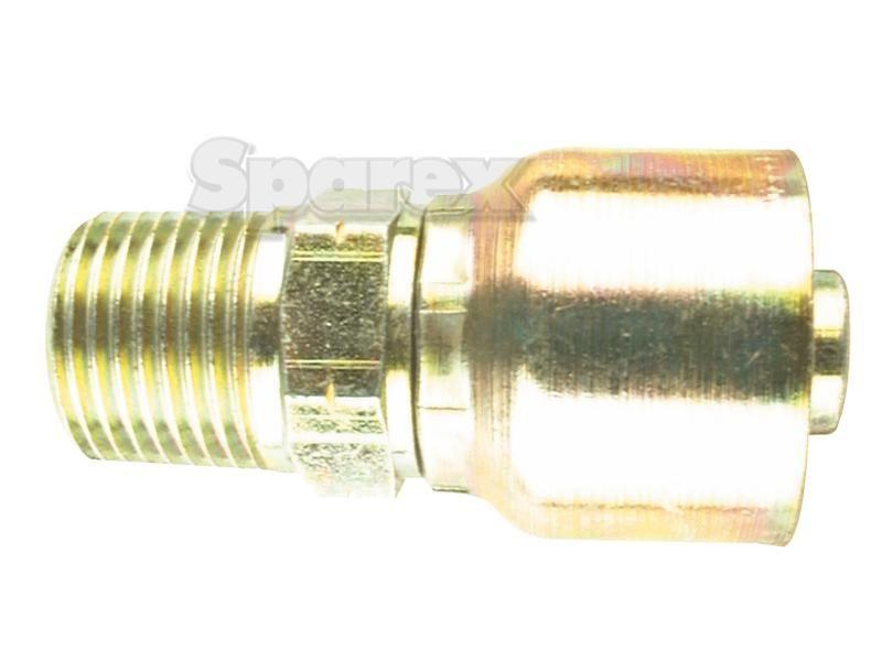 Parker BSPT Hose Insert 3/8'' x 3/8'' x 19'' Male Straight Taper PARKER HANNIFIN (19148-6-6)