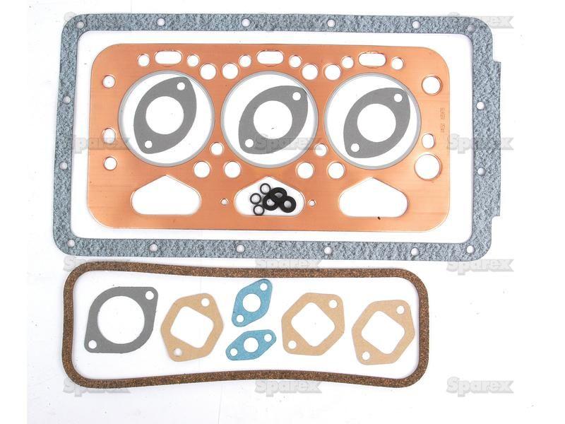 Top Gasket Set - 3 Cyl. (10/42, 3/45, 3DL, 3/142, 10/42, 3/45) for Nuffield 3DL