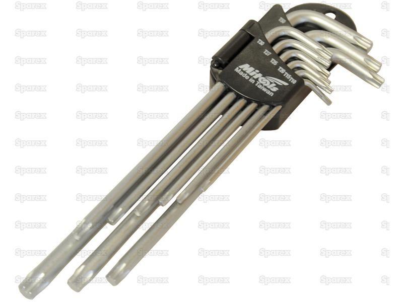 (9 pcs.) Extra Long Torx Key Wrench Set