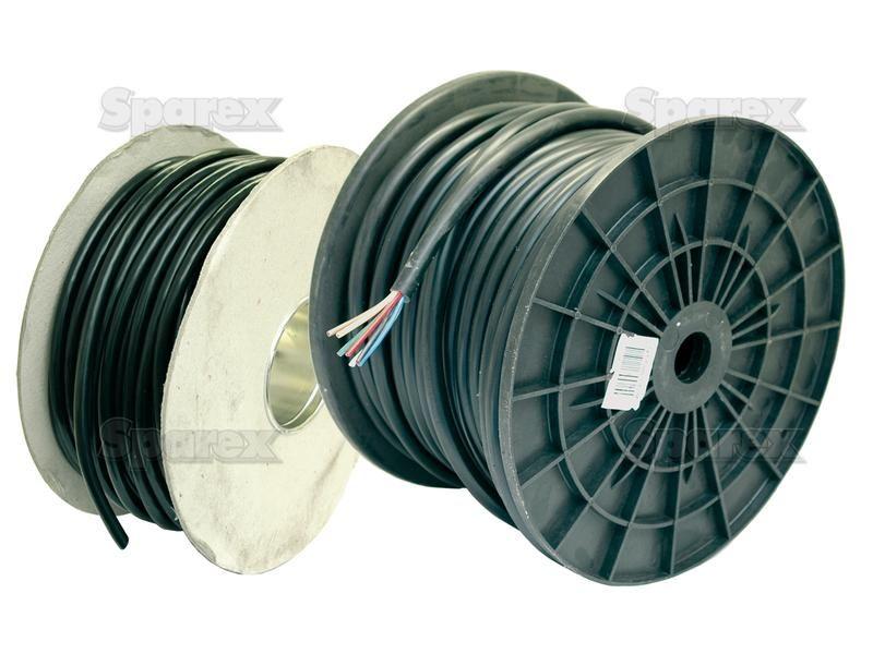 Electrical Cable - 7 Core, 1.5mm°² Cable, Black (Length: 1M), ()