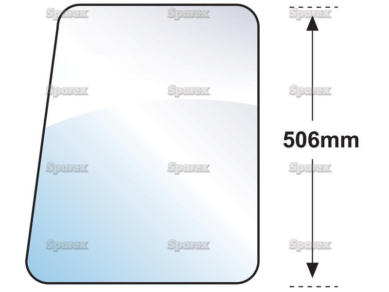 Side Glass RH for Massey Ferguson 590 (500 Series)