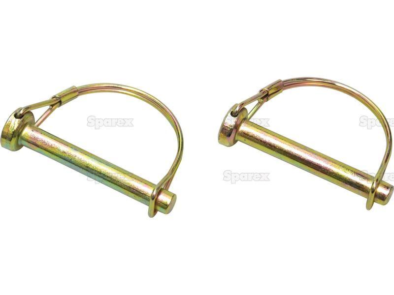 Shaft Locking Pin, Pin Ø9.5mm x 57mm (2 pcs. Agripak)