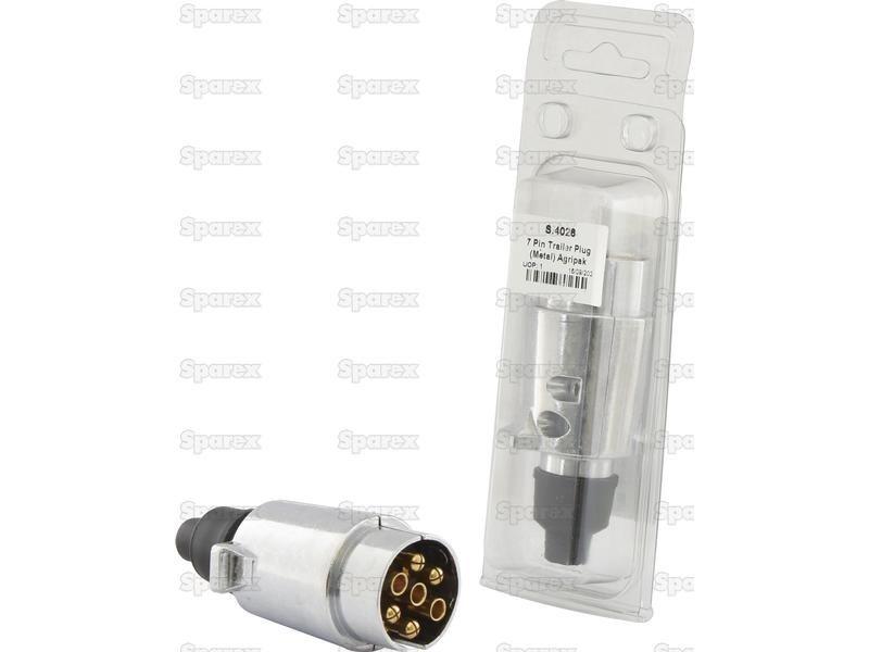 7 Pin Trailer Plug (Metal) Agripak