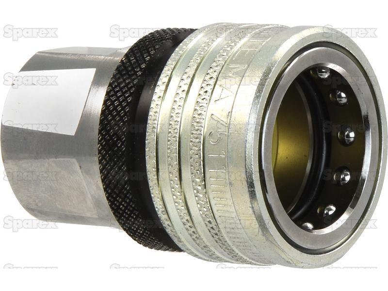 Parker Quick Release Hydraulic Coupling Female 3/4'' Body x 3/4'' BSP Female Thread PARKER HANNIFIN (7500-PSN)