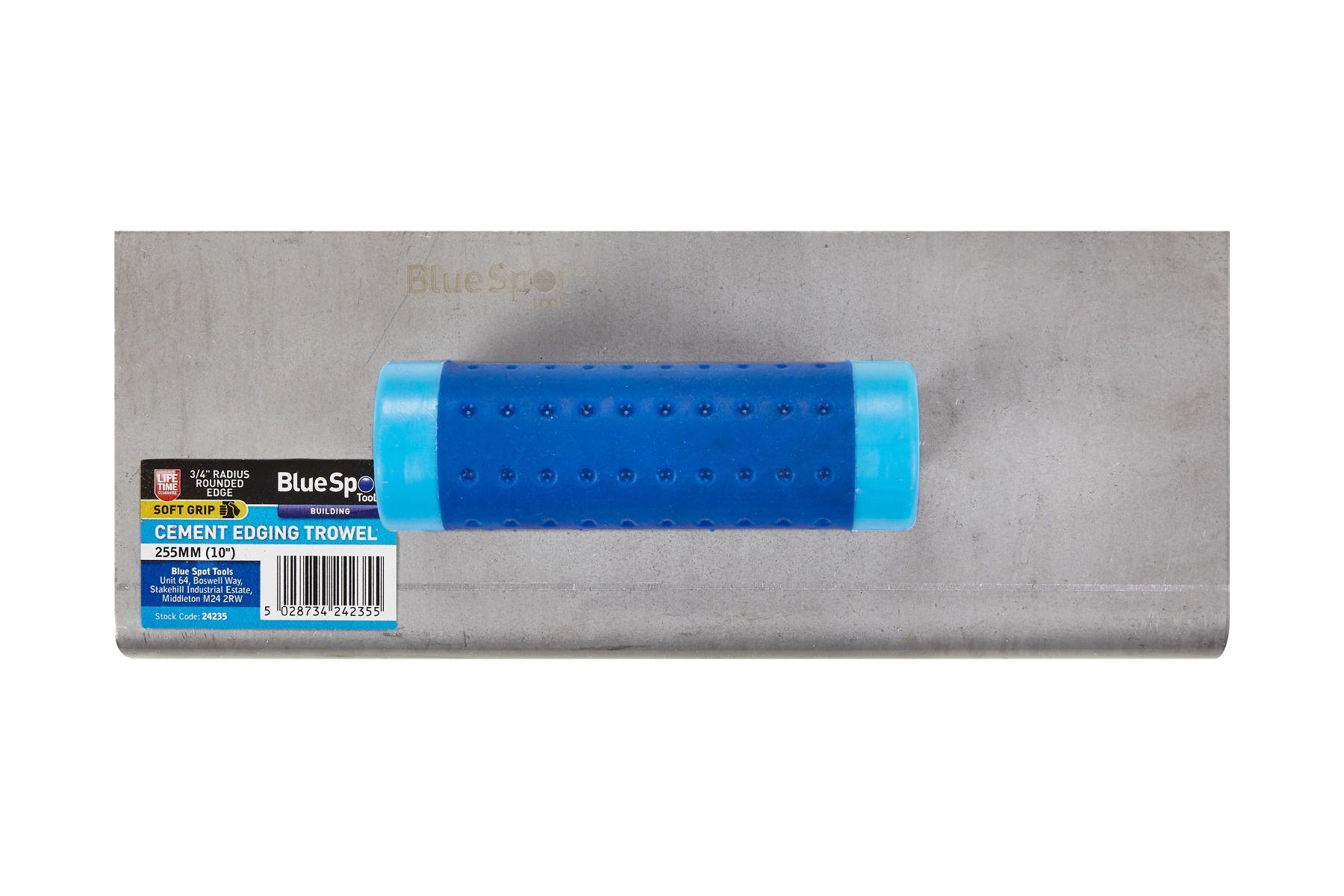 Blue Spot Tools 255mm (10") Soft Grip Cement Edging Trowel