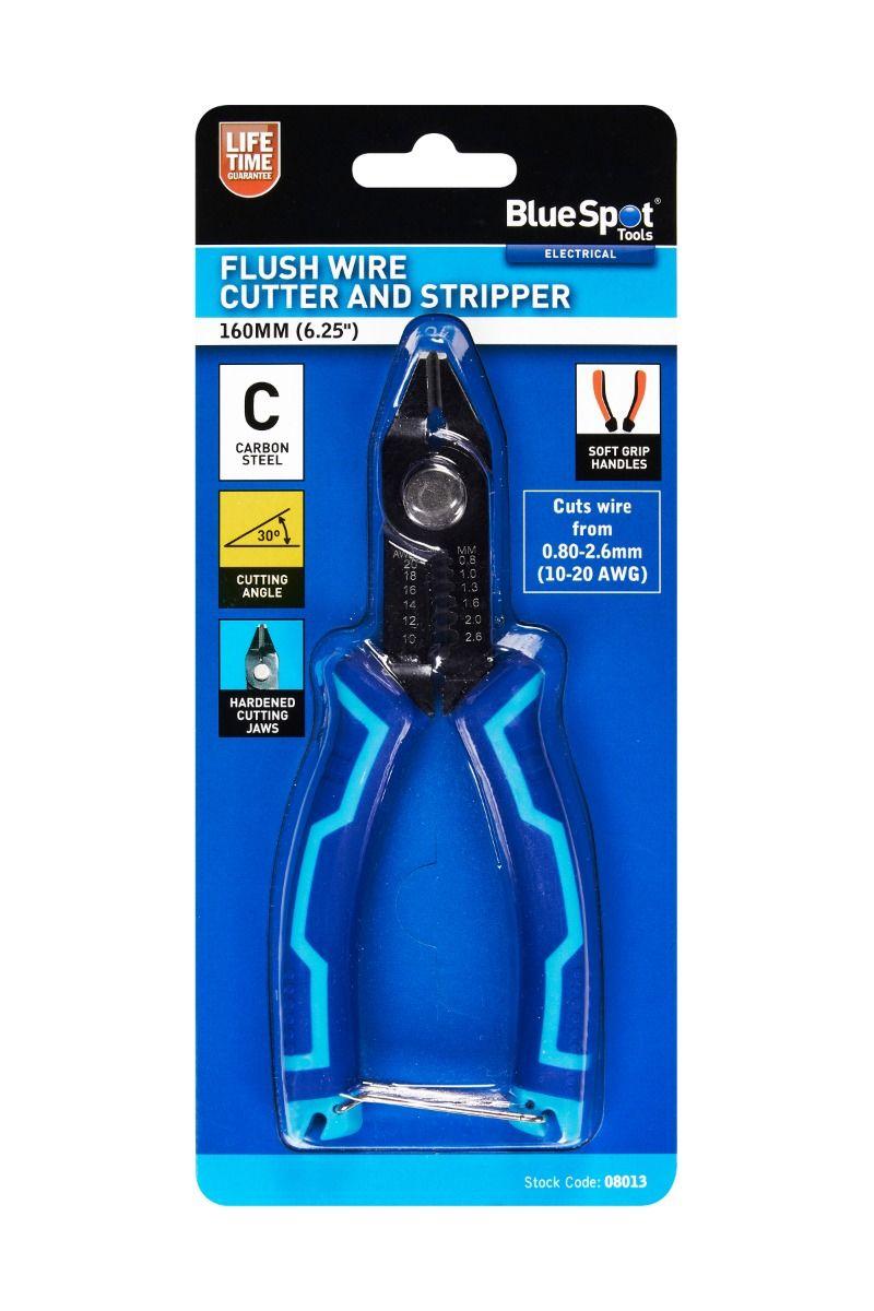 Blue Spot Tools 160mm (6.252) Flush Wire Cutter & Stripper