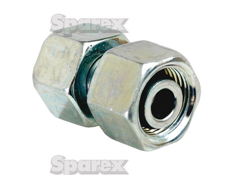 Hydraulic Metal Pipe Straight Coupling 15L M22X1,5