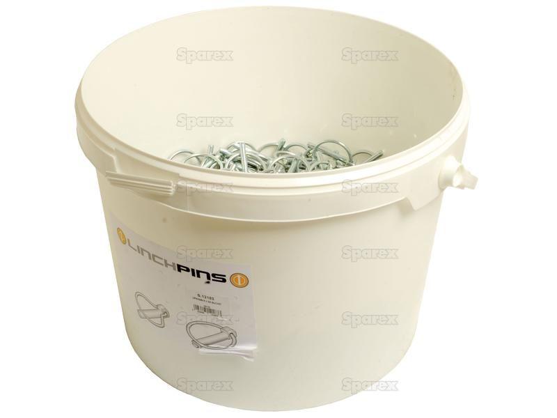 Round Linch Pin, Pin Ø6mm x 44mm (500 pcs. Large Bucket)