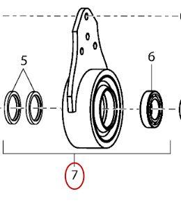 Vaderstad Rubber Suspension  467607