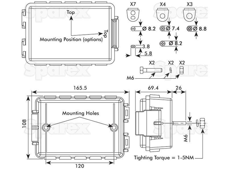 Junction Box-10 Way Britax (E05.00)