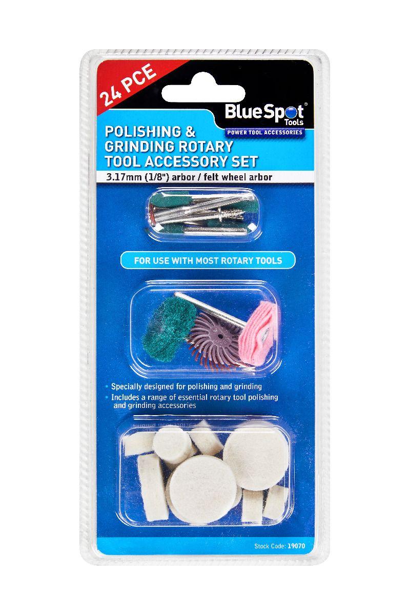 Blue Spot Tools 24 PCE Polishing & Grinding Accessories Tool Set