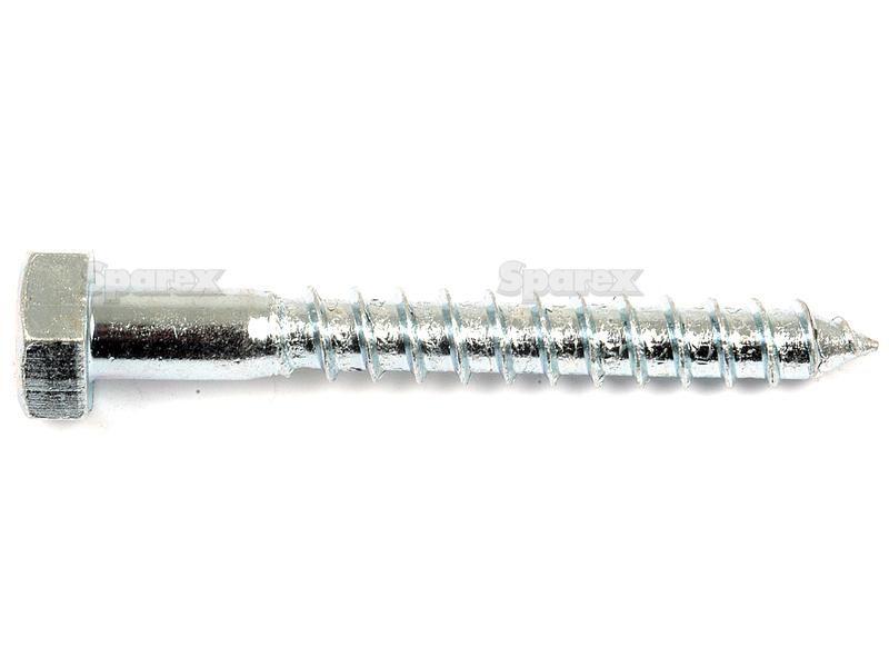 Metric Coach Screw, Size: M10 x 80mm (Din 571)