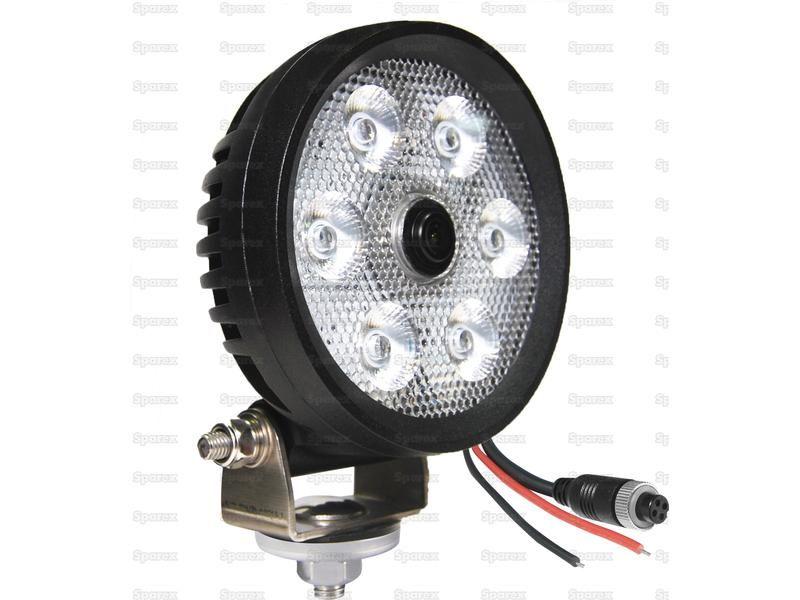 LED Work Light with built in Camera, Wired, 12V