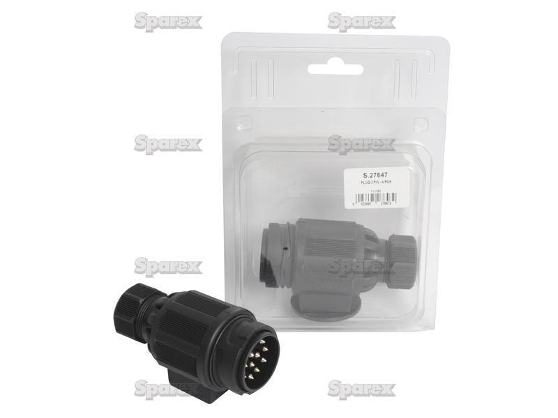13 Pin Trailer Board Plug with Screw Connectors