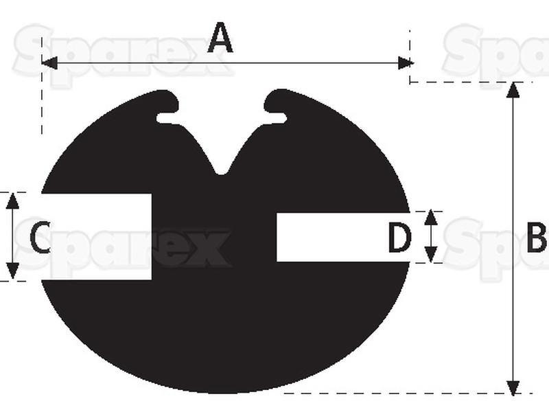 Glazing Rubber - H Type