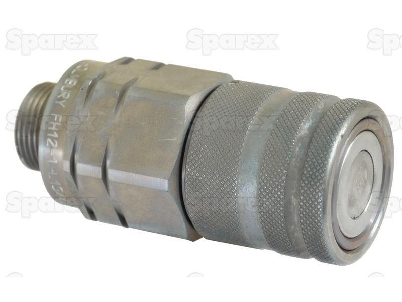 Stauff Flat Faced Coupling Female 1/2'' Body x M22 x 1.50 Metric Male Thread