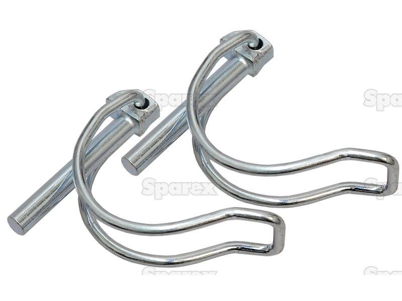 Pipe Linch Pin, Pin Ø6mm x 40mm (2 pcs. Agripak)