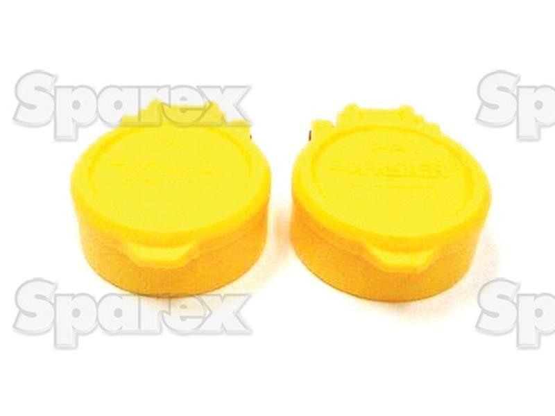 Dust Cap 1/2'' Yellow Fits Female Coupling - TA Series TA12G (2 pcs. Agripak) Faster S.p.A (TA12G)