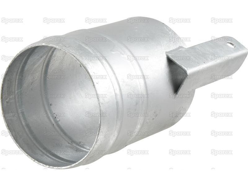 Coupling with Hose End and Handle - Male 6'' (150mm) x6'' (150mm) (Galvanised)