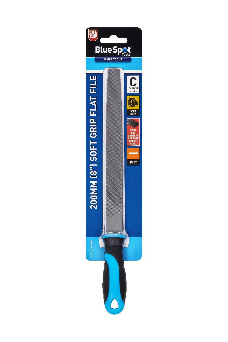 Blue Spot Tools 8" Soft Grip Flat File