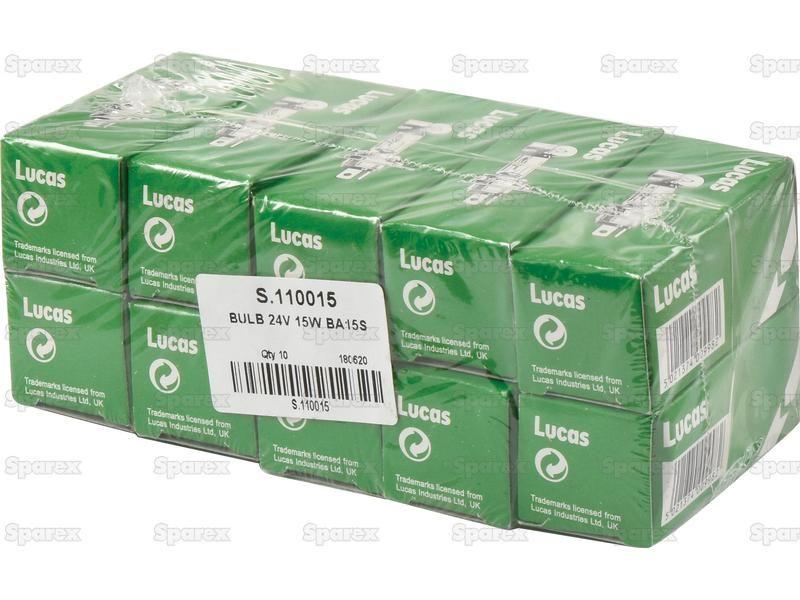 Halogen Side | Indicator Bulb, 24V, 15W, BA15s Base Lucas (212, LLB212)