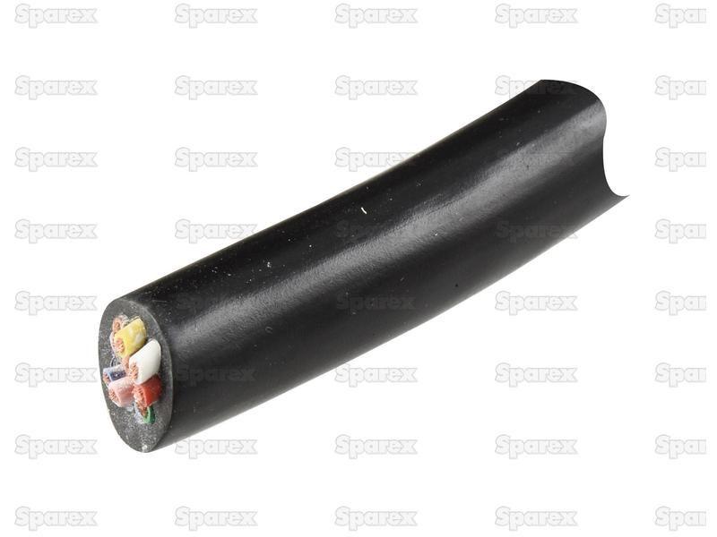Electrical Cable - 13 Core, 1.5mm°² Cable, Black (Length: 25M), ()