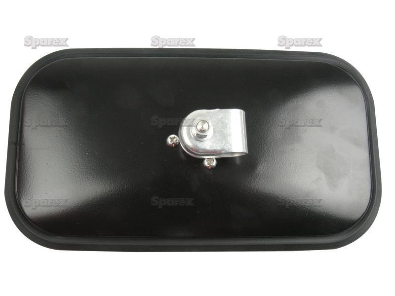 Mirror Head Flat Rectangular| Height: 240mm Width: 130mm  Arm Ø: 12 - 15mm