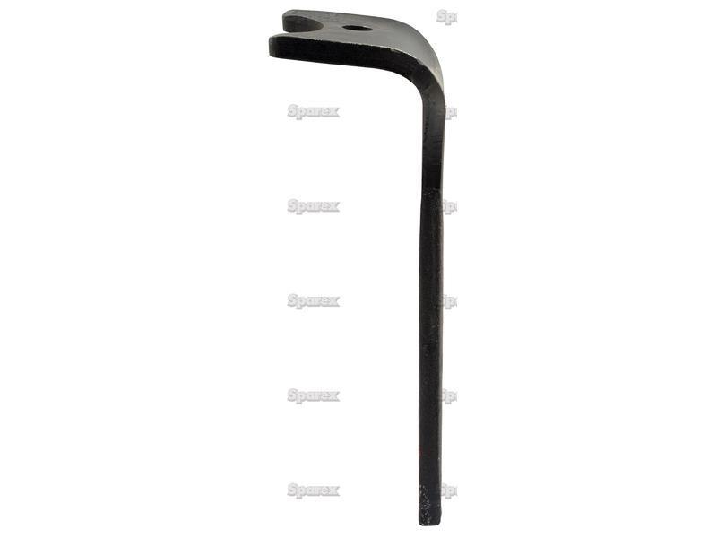 Hardfaced Power Harrow Blade 120x15x350mm LH. Hole centres: mm. Hole Ø 19mm. Replacement for Amazone. for Amazone