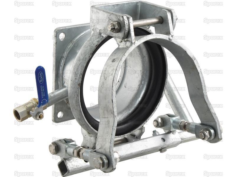 Quick Release Coupling with Flange - Female 6'' (159mm) x (150mm) (Galvanised)