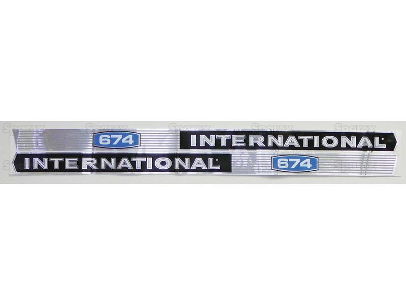 Decal Set - Case IH / International Harvester IH 674 for Case IH