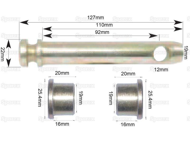 Top Link Pin - Conversion Kit