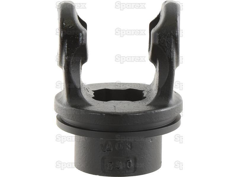 PTO Tube Yoke (U/J Size: 23.8 x 61.2mm) Profile: Square, Size: 45.6 x 2.75mm, Ref: 12205. Bondioli & Pavesi (204S26854)