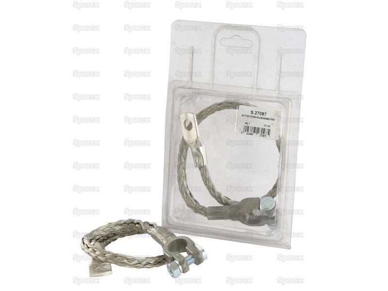 Battery Strap, Earth/Negative (Clamp) Length: 400mm