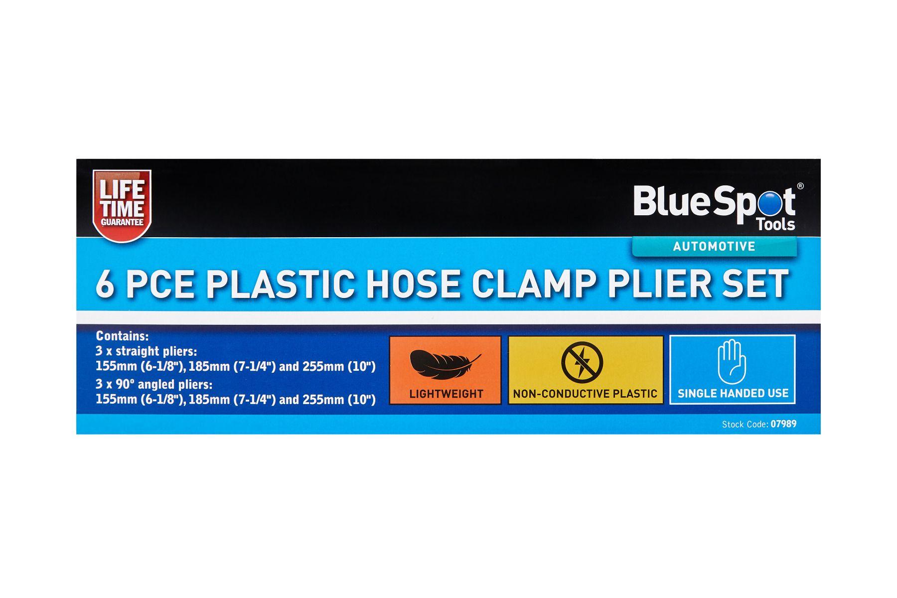 Blue Spot Tools 6 PCE Straight & Offset Hose Clamp Plier Set