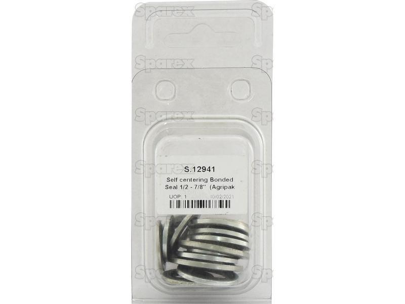 Self centering Bonded Seal 1/2 - 7/8'' mm (Agripak 14 pcs.)