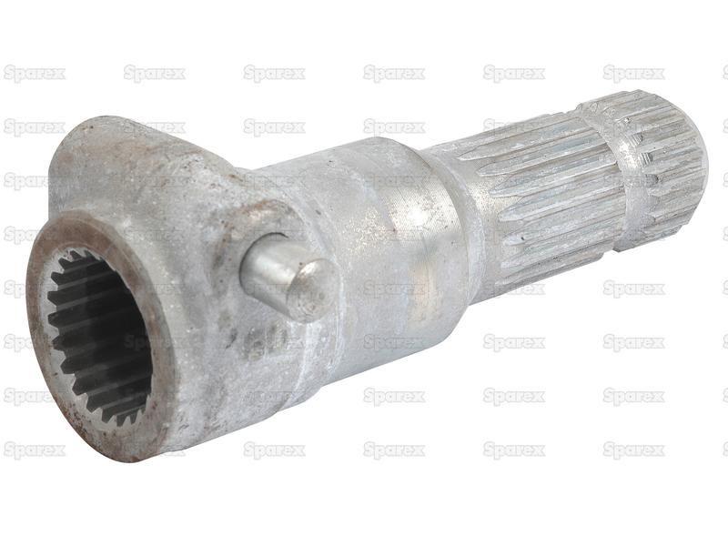 PTO Adaptor - Female spline 1 3/8'' - 21 x Male spline 1 3/8'' - 21 with Quick Release Pin.