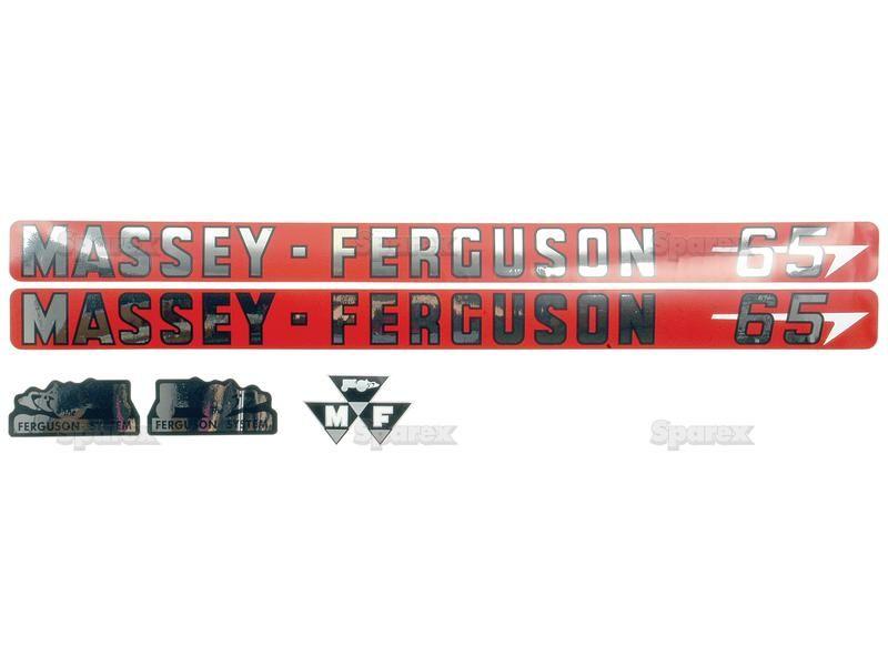 Decal Set - Massey Ferguson 65 for Massey Ferguson