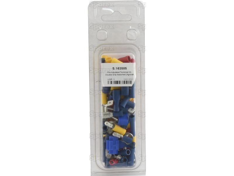 Pre Insulated Terminal Kit, Double Grip Assorted (Agripak 80 pcs.)